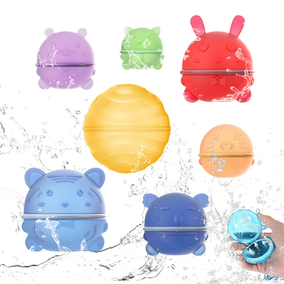 Palloni d'acqua riutilizzabili Bomba d'acqua ricaricabile Palloni d'acqua di silicone morbido Riempimento rapido e auto sigillamento