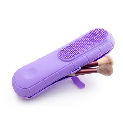 Un buon prezzo. Borsa cosmetica del silicone insipido durevole, silicone insipido del supporto di spazzola di trucco in linea