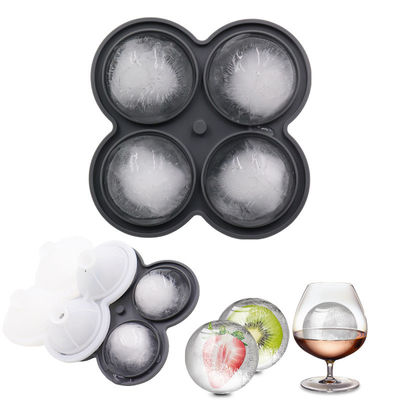 Un buon prezzo. Ice Cube Tray, 2,5 pollici Ice Cube Molds, 2 cavità Silicone Rose & 2 Diamond Ice Ball Maker, facile rilascio Grande forma di Ice Cube per il raffreddamento di cocktail, whisky, bourbon e succo casalingo in linea