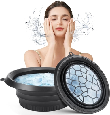 Un buon prezzo. Space-Saving Silicone Foldable Ice Bowl - Multi-Purpose Cold/Hot Therapy for Face & Beauty Treatments Perfect for Ice Facial Massage & Makeup Removal in linea