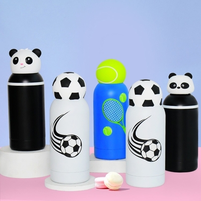 Un buon prezzo. Premium 16oz Insulated Stainless Steel Kids Water Bottle with Detachable Soft Animal Head Lid – Fun, Safe, Eco-Friendly and Leak-Proof Thermos for School, Travel, Sports and Everyday Drinking in linea