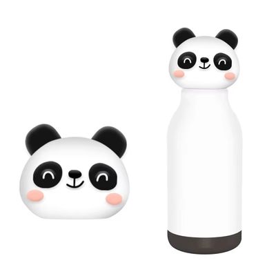 Un buon prezzo. 16 Ounce Insulated Stainless Steel Water Bottle with Detachable Soft Animal Head for Kids and Teens in linea