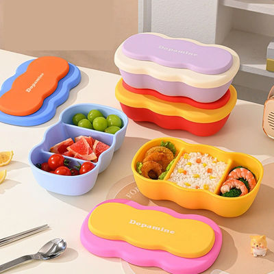 Un buon prezzo. Set di pranzo in acciaio inossidabile e silicone di alta qualità per bambini e famiglie Combo 4 in 1 con scatola Bento, bottiglia, tazza per snack e posate per animali all'ingrosso online