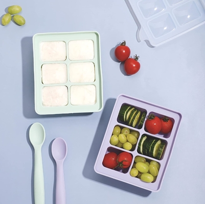 Un buon prezzo. Vassoio di ghiaccio a perfetta tenuta portatile del silicone, muffa non tossica del silicone per il gelato in linea