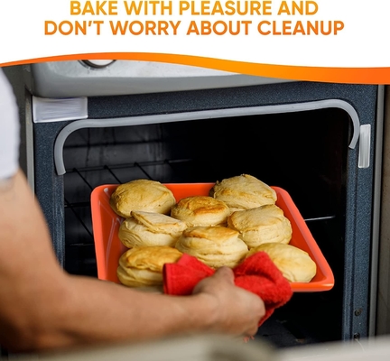 Un buon prezzo. Silicone non tossico Heatproof che cuoce Tray Cookie Pan Multipurpose in linea