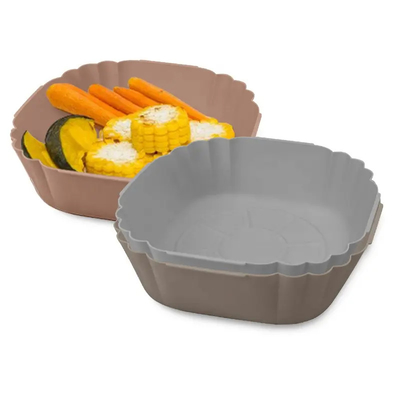 Vassoio inodoro del silicone della friggitrice dell'aria di Oilproof, tegle da forno termoresistenti del silicone