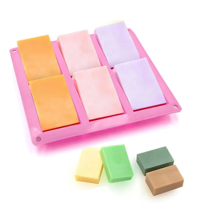 Pratico flessibile del silicone della cucina del prodotto della muffa rettangolare del sapone