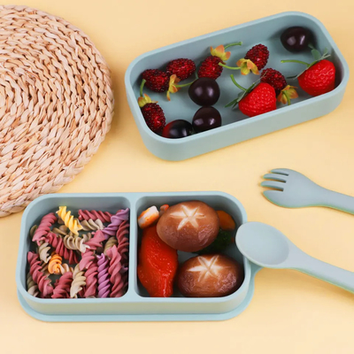 Un buon prezzo. Contenitori di stoccaggio inodori a perfetta tenuta dell'alimento del silicone 3 compartimenti in linea