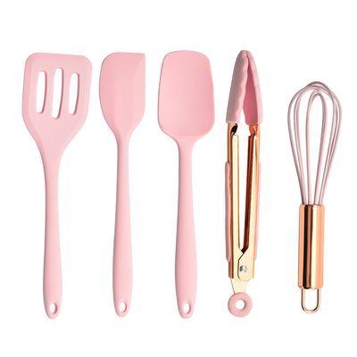 Set di utensili da forno in silicone 5pcs Set di spatola in silicone antiaderente Durable Silicone utensili da cucina utensili da cucina set