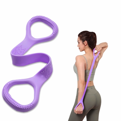 Un buon prezzo. Figura 8 Fascia di resistenza di fitness Braccio schiena spalla Esercizio di corda elastica Stretch Fascia di fitness per fisioterapia Yoga in linea