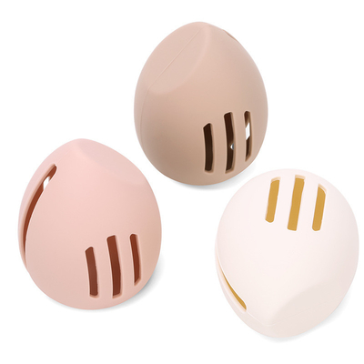 Tenitore di spugna per trucco in silicone tenitore di blender di bellezza traspirante tenitore di spugne lavabili custodia di viaggio essenziali organizzatore di trucco