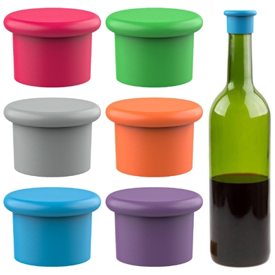 Un buon prezzo. Tappi per vini in silicone copribottiglie di birra riutilizzabili tappi per bottiglie di vino copribottiglie di vino risparmiatore di vino regali sigillatore copri facili da pulire in linea