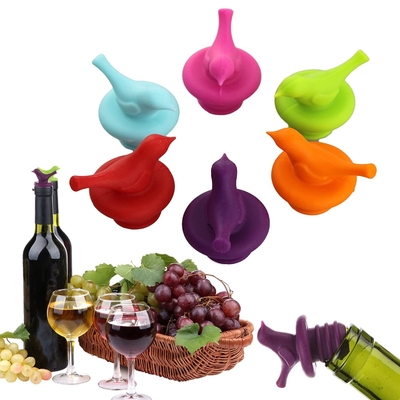 Tappo per bottiglie di vino in silicone riutilizzabile per mantenere fresco lo champagne