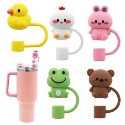 Cappuccio di copertura di paglia per coppa Stanley Topper di paglia in silicone Compatibile con 30&40 Oz Tumbler 10mm 0.4in Coperture di paglia in silicone