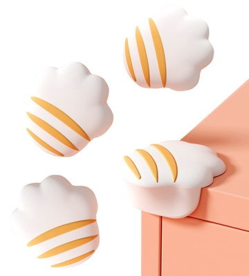 Protezione per angolo da tavolo in silicone per bambini Protezioni per mobili Protezione per angolo bordo Paraurti di sicurezza