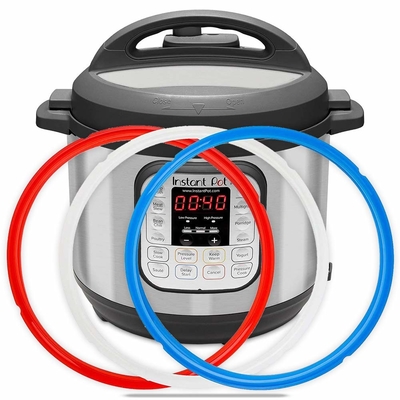 Instant Pot in silicone 2 Pack Anello di sigillamento 3 QT 5QT 6QT 8QT Per 6 Qt Power Cooker Sigillo interno della pentola