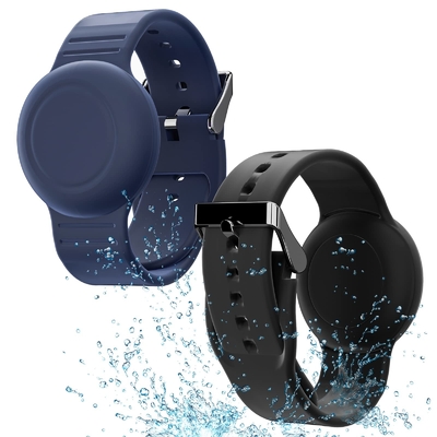 Bambini Acqueproof Silicone Air Tag Bracelet Bracelet Lightweight GPS Tracker Portatore Per Apple