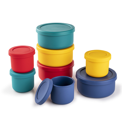 Bento Box in silicone per bambini bambini piccoli Bento Box in silicone per alimenti impermeabile