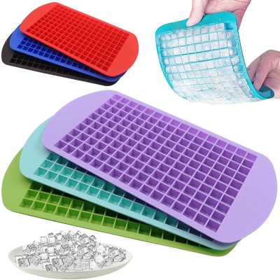 Tavolo di ghiaccio in cubo alimentare con coperchio e contenitore per congelatore