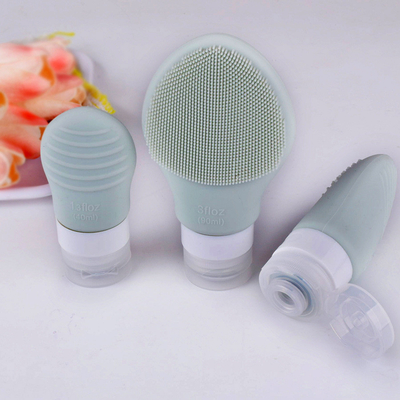 Contenitore di stoccaggio in silicone per il trucco porta spugna per una pulizia facile