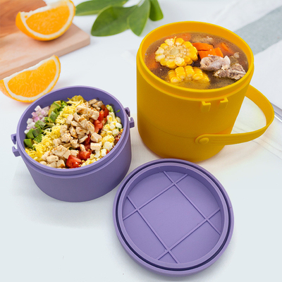 Un buon prezzo. Contenitori per pranzo a doppio strato a prova di perdite per adulti e bambini contenitori per la preparazione dei pasti in linea