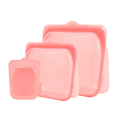 Un buon prezzo. Stand Up Platinum Food Grade Silicone Sacchetto di stoccaggio riutilizzabile Lavatrice di piatti impermeabile Sicuro Scatola da pranzo in silicone Contenitore di stoccaggio in linea
