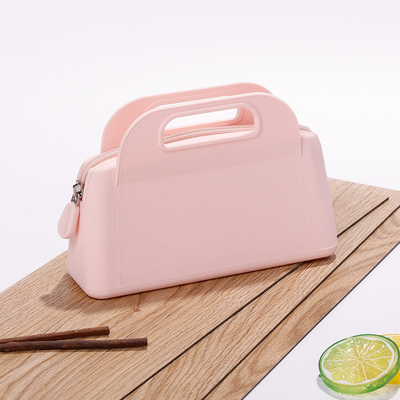 Un buon prezzo. A perfetta tenuta multiuso dell'articolo da toeletta del silicone della borsa non tossica di trucco in linea