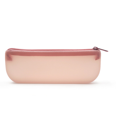 Un buon prezzo. Borsa non tossica insipida della spazzola di trucco del silicone, sacchetto cosmetico del silicone a perfetta tenuta in linea
