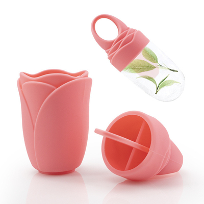 Terapia a freddo Coppa di ghiaccio Stampi Strumento di massaggio Cubo di ghiaccio di silicone per gonfiore / sollievo dal dolore
