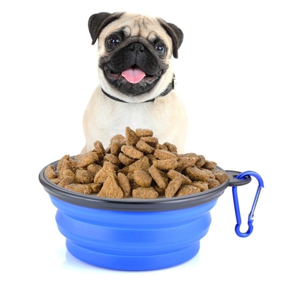 Cucine da cane pieghevoli Cucine da cane 2 pacchetti portabili alimentatore per animali da compagnia in silicone Cane gatto cibo Acqua alimentazione Cucine da viaggio per campeggio