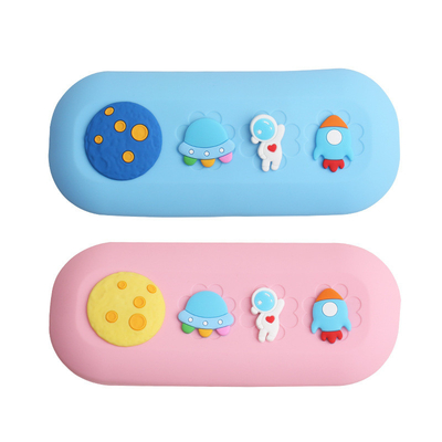 Cassa per matita di silicone fai da te grande borsa di matita carina per ragazzi ragazze regali di Natale forniture scolastiche bambini porta matita regalo