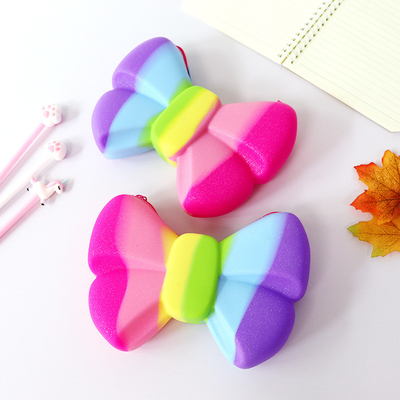 BPA personalizzato Cassa di matita in silicone senza BPA Borsa matita per bambino regalo di compleanno Natale Borsa trucco Borsa spalla