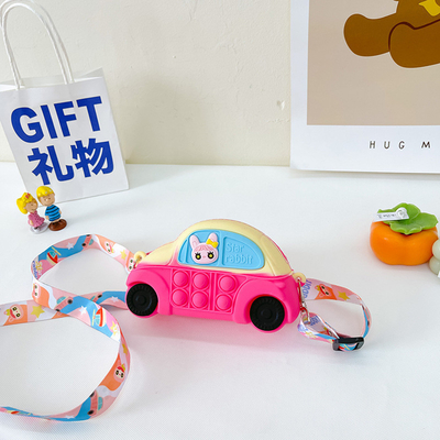 Un buon prezzo. Car Durable Silicone Coin Bag And Lightweight Make-up Bag Perfetto Organizzatore di articoli da ufficio Crossbody Borsa a mano in linea