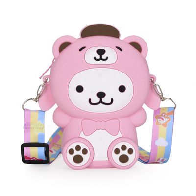 Borsa Kawaii Crossbody Borsa da spalla carina Borsa di animalia Borsa di silicone Anime Borsa Portafogli Ragazze Bambini Regalo di Natale