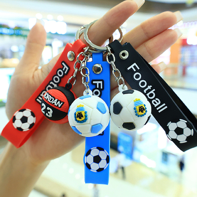 Un buon prezzo. Portachiavi da calcio accessori portachiavi Kawaii non tossici per bambini ragazzi ragazze donne in linea