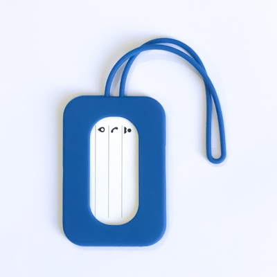 Un buon prezzo. Cartone animato Etichette di valigia Nome in silicone colorato Carta d'identità per viaggiatori creativi in linea