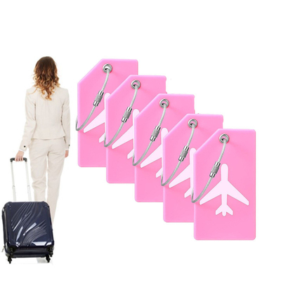 Un buon prezzo. Etichette di bagagli in silicone per le valigie da viaggio in linea