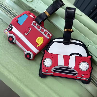 Un buon prezzo. Colorosi bagagli in silicone Tag carini animazione disegno per viaggi e borse in linea