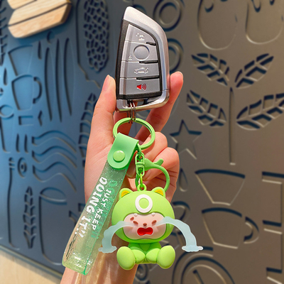 Un buon prezzo. Soft silicone Custom Keychain Charms chiave in acciaio inossidabile per borse di moda borsa da mano in linea