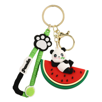 Un buon prezzo. Lady Girl Carino Soft Panda Portachiavi Incantesimi Regalo Animali Auto Portachiavi Pendente in linea