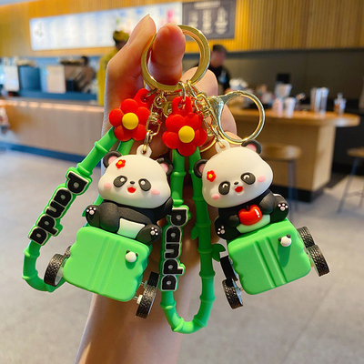 Pendienti per portafogli in silicone, incantesimi per portafogli panda.