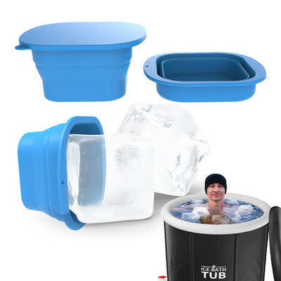 2 kg Silicone Ice Block Maker per la casa più spessa Grande Ice Cube Tray Riutilizzabile Atleti Cold Plunge Accessori BPA Free Ice Maker