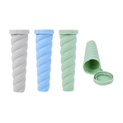 Un buon prezzo. Stampi per gelato, 6 pezzi Stampi per gelato in silicone, Creatore di gelato senza goccioline per bambini, tubi frigoriferi senza BPA con coperchio, per snack, gelato, bastoncini di yogurt, succo, gelato, caramelle in linea