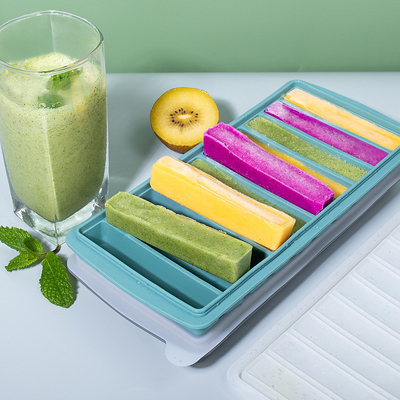 Piatto di frigo in silicone con coperchio - Piatto di frigo alimentare in silicone da 1 tazza - Formi di congelazione di grandi cubetti di ghiaccio - Zuppe, salse, avanzi, preparati alimentari casalinghi