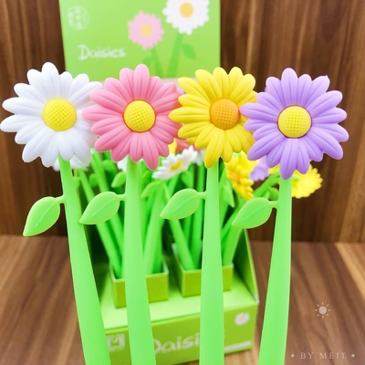 Un buon prezzo. Fluent Writing Pen, 12 Pcs 0.5 mm Black Ink Flower Shape Rolling Ball Cute Gel Ink Pen Per Studenti E Servizi di Ufficio Scolastici (Flower) in linea