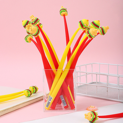 Cute Kawaii Pen Accessori Per Ragazze Animali A Forma Di Frutta Forniture Di Sfiducia Sfiducia Inchiostro Gel Con Ricarica Di Ricambio Per Bambini Studenti Ufficio Scolastico