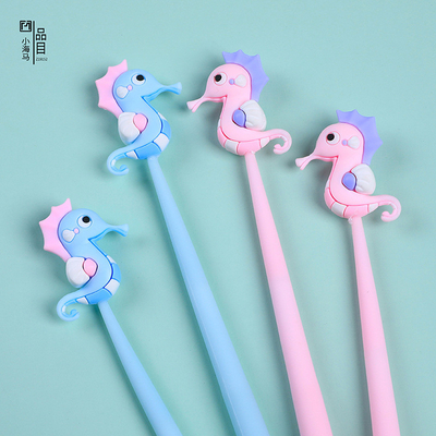 Un buon prezzo. Cute Cartoon Blue Gel Ink Pen Cartoon Animal Writing Pen 0,5 mm Stili Vari Pen Stationery Per ufficio scolastico Casa Studente Bambini Regalo di compleanno in linea