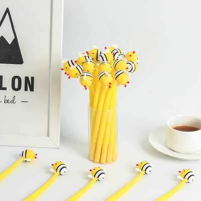 Un buon prezzo. Penna per api gel, 28pcs Carino cartone animato Penna per api per bambini, 0,5 mm Bulk Black Rollerball Pen Per compleanno Premio regalo Studente Presente Novità forniture scolastiche Decorazione di festa in linea