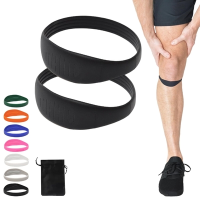 Strappo di supporto per il tendine patellare, patella stabilizzatore del dolore rendere il dolore del ginocchio comodamente comodo cuscinetti di silicone per il ginocchio per correre saltatori sport calcio pallavolo basket uomini donne