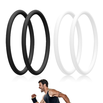 2pcs Silicone Patella Tendon Knee Strap Knee Band Per Il Sollievo Dal Dolore Al ginocchio Patella Band Per Basketball Correre Sport Respirabile Patella Tendon Support Strap